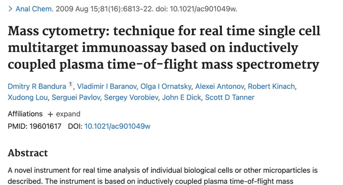 Mass cytometry technique | Learn Cytometry Mass cytometry technique